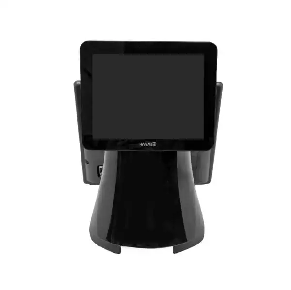 HANASIS-HIT-PRO-Intel-I3-Pos-Terminal3 Single-display POS terminal featuring large capacitive touch interface and stable mounting system