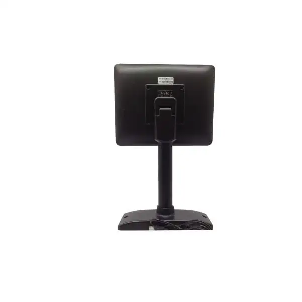 MC1309-Monitor-Display3 Back panel of LCD customer POS display revealing connectivity options and model information for system integration