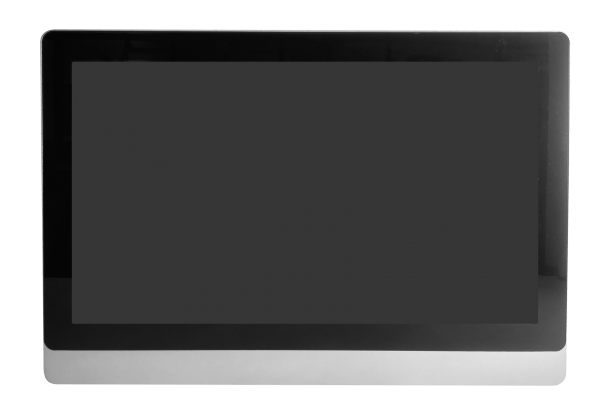 MC156-Pos-Terminal Professional flat-panel POS terminal display featuring capacitive touch interface and modern design