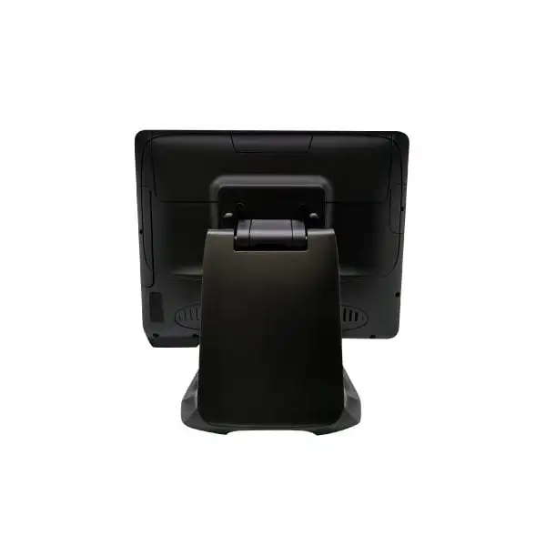 MC15E-Monitor-Display2 Rear view of touchscreen monitor showing connection ports and back panel specifications for system setup