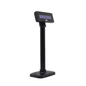POS display with modern design and stable pole mount for retail checkout systems