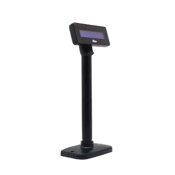 MC3220-Pos-Display POS display with modern design and stable pole mount for retail checkout systems