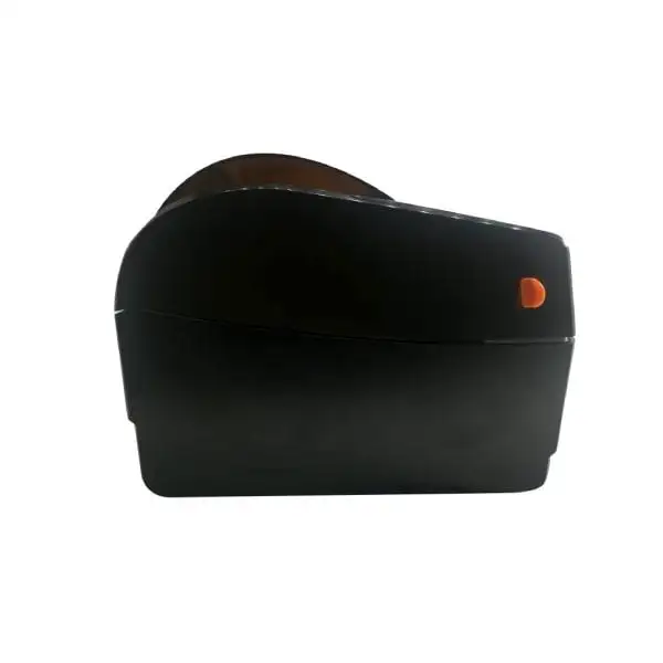 MP410RP-Barcode-Printer1 Compact Rongta barcode printer with orange accent control and professional desktop design aesthetic