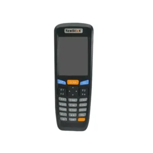 Portable data terminal featuring 2.8-inch screen, alphanumeric keys, and scan functionality for inventory management