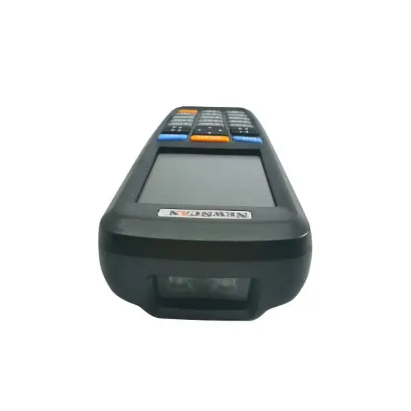 MT4008-Mobile-Pos2 Top-down view of data terminal showing screen orientation, function keys, and ergonomic button arrangement