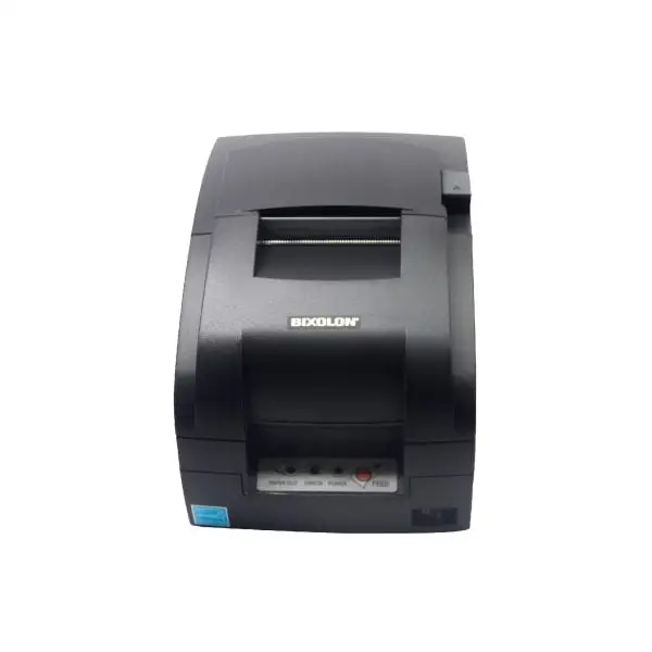 SRP275-Pos-Printer2 Professional dot matrix receipt printer with BIXOLON branding displaying front paper output mechanism