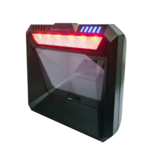 SuperLead barcode scanner with red LED illumination and large scanning window.