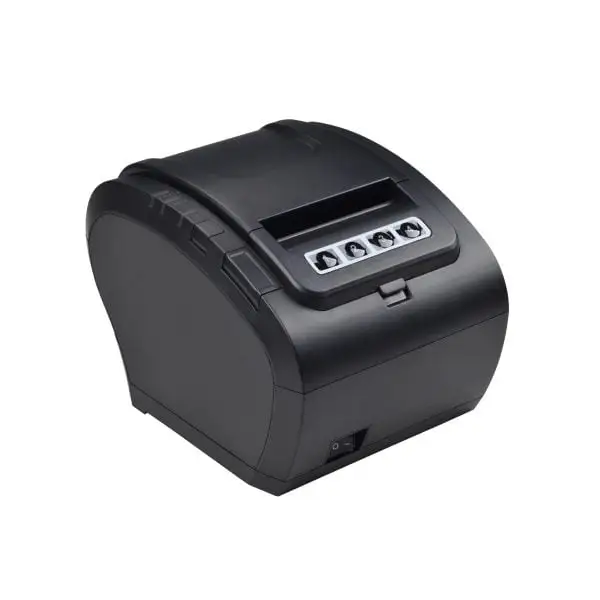 ZYWELL-ZY307-Queue-Management-Printer Professional thermal receipt printer displaying front panel controls and streamlined design